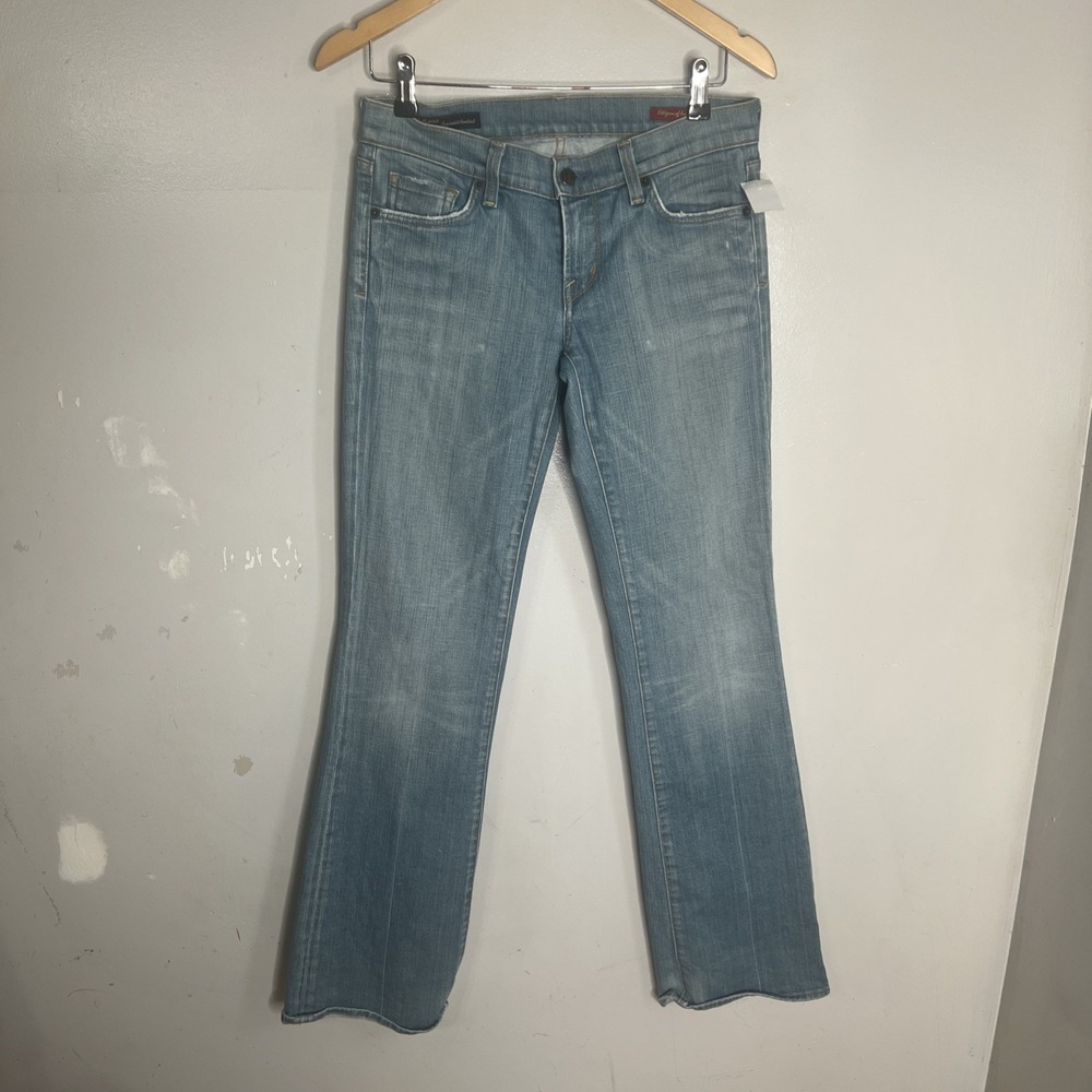 citizens‎ of humanity kelly 001 stretch low rise bootcut jeans woman's 28
